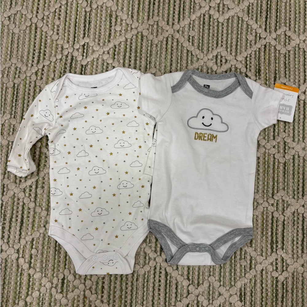 Longsleeve & Short Sleeve Onesie Set